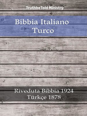 cover image of Bibbia Italiano Turco